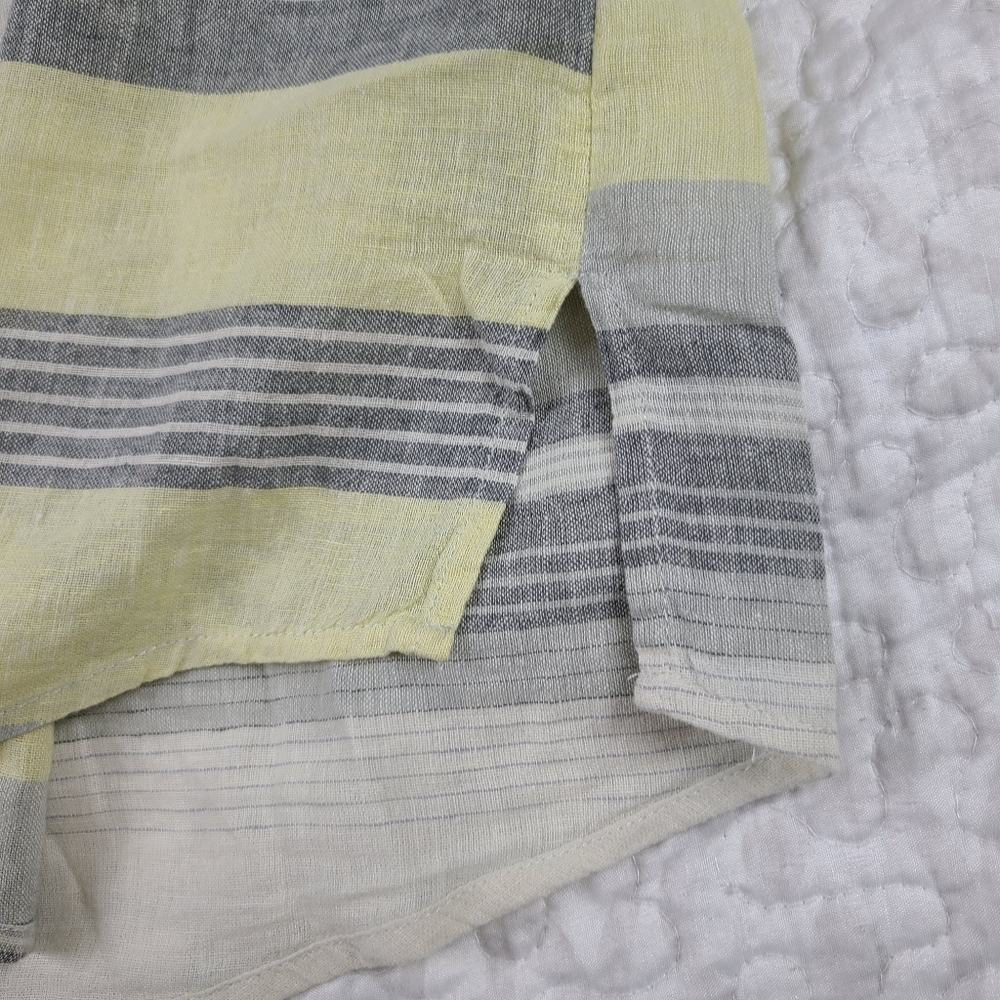 Marled linen button down - Picture 3 of 5